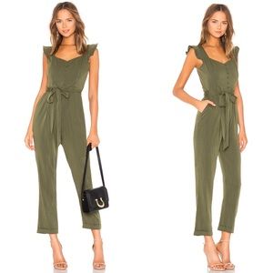 Heartloom Arwen Jumpsuit in Olive size Large
